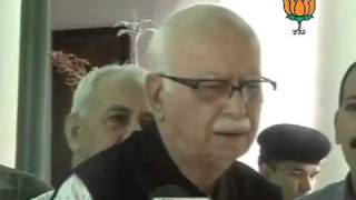 Watch BJP Byte on Jan Chetna Yatra: Sh. Lal Krishna Advani: 11.10.2011 Video