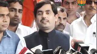 Watch BJP Byte: Hisar Election: Sh. Syed Shahnawaz Hussain: 17.10.2011 Video