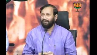 Watch BJP Press: Digvijay Singh utterances & Goa illegal mining: Sh. Prakash Javadekar: 31.10.2011 Video