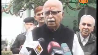 Watch BJP Byte on Jan Chetna Yatra and Petrol Price Hike: Sh. L. K. Advani:  09.11.2011 Video
