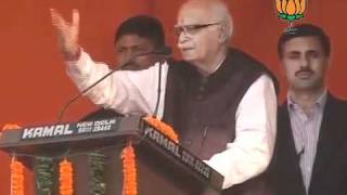 Watch Jan Chetna Yatra Programme at Ramlila Ground: Sh. L.K Advani: 20.11.2011 Video
