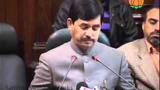 Watch BJP Press: Telangana Issue: Sh. Syed Shahnawaz Hussain: 23.02.2011 Video