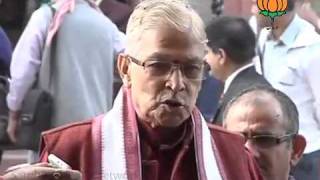 Watch BJP Byte on F.D.I. : Sh. Murli Manohar Joshi: 29.11.2011 Video