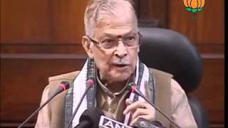 Watch BJP Press: F.D.I. & Parliament Session: Sh. Murli Manohar Joshi: 30.11.2011 Video