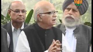 Watch BJP Byte on Corruption: Sh. L. K. Advani: 09.12.2011 Video