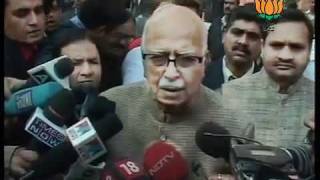 Watch BJP Byte: Parliament Attack (13-Dec) & Pay tribute to Martyrs: Sh. L. K. Advani: 13.12.2011 Video
