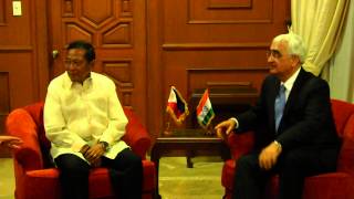 Watch EAM's call on Vice President of Philippines, His Excellency Mr.Binay at Coconut Palace, Manila Video