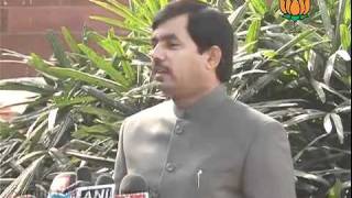 Watch BJP Byte: Misbehave with BSP MP  & Lokpal Bill: Sh. Syed Shahnawaz Hussain: 21.12.2011 Video