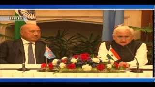 Watch Edited--Visit of Foreign Minister of Fiji to India : Signing of Agreements & Joint Media Interaction Video