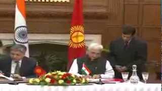 Watch Official Visit of the Foreign Minister of the Kyrgyz Republic to India-Signing of Agreements Video