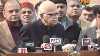 Watch BJP Byte: Meeting of Delegation of BJP with President: Sh. L.K Advani: 05.01.2012 Video