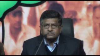 Watch BJP Press: Salman Rushdie Visit & Congress misusing CBI in UP Election: Sh. Ravi Shankar Prasad Video