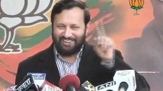 Watch BJP Press: Devas Spectrum Scam: Sh. Prakash Javadekar: 25.01.2012 Video