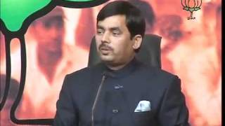 Watch BJP Press: UP Election Campaigning: Sh. Syed Shahnawaz Hussain: 06.02.2012 Video