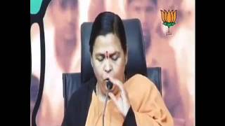 Watch Speech Uttar Pradesh: Sushree Uma Bharti : 09.02.2012 Video