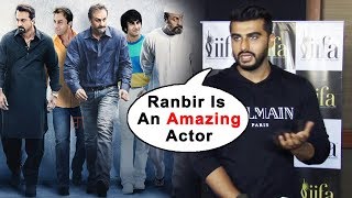 Watch Arjun Kapoor BEST REACTION On Ranbir Kapoor's SANJU Teaser Video