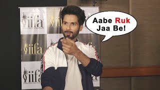 Watch Abey Ruk Jaa Be | Shahid Kapoor TROLLS Media Reporter | Funny Moment Video