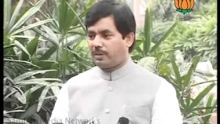 Watch BJP Byte: Telangana issue raised in Parliament: Sh. Syed Shahnawaz Hussain: 27.03.2012 Video