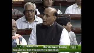 Watch MOTION OF THANKS ON THE PRESIDENT'S ADDRESS: Sh. Rajnath Singh: 13.03.2012 Video