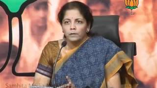 Watch BJP Press: Pawar's letter to PM about Anti-farmer's Policies: Smt. Nirmala Sitharaman: 12.04.2012 Video