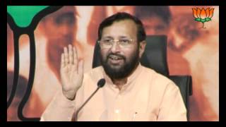Watch BJP Press: PM reply on Mr. Basu's statement: Sh. Prakash Javadekar: 22.04.2012 Video