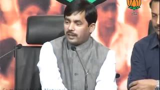 Watch BJP Press: Sushma Swaraj meet with media persons: Sh. Syed Shahnawaz Hussain: 01.05.2012 Video