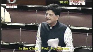 Watch Discussion on the working of the  Ministry of Coal: Sh. Piyush Goyal: 02.5.2012 Video
