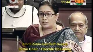 Watch Question hour: Q.N. 386: Amendment in Dowry prohiation act 1961: Smt Smiriti Zubin Irani: 03.05.2012 Video