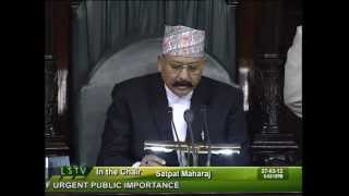 Watch Matters of Urgent Public Importance: Sh. Dilip Kumar Mansukhlal Gandhi: 27.03.2012 Video