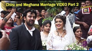 Watch Chiranjeevi Sarja and Meghana Raj Marriage Video Part 2 | Top Kannada TV Video