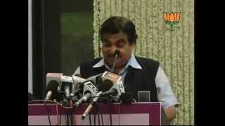 Watch Speech Book Launch 'THOSE WERE THE DAYS &THEN' by Mira Govind Advani: Sh. Nitin Gadkari: 12.06.2012 Video