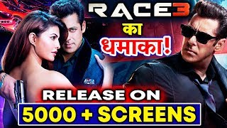 Watch RACE 3 Will Be BIGGEST Film, To Release On 5000 SCREENS | Salman Khan Video
