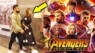 Watch Virat Kohli And Anushka Sharma WATCHES Avengers Infinity War Video