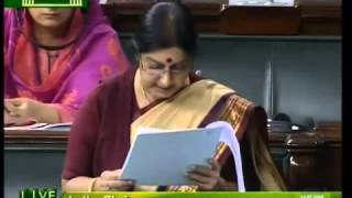 Watch External Affairs Minister's response to discussion on Iraq in Lok Sabha Video