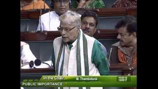 Watch Matters of Urgent Public Importance: Sh. Murli Manohar Joshi: 16.05.2012 Video
