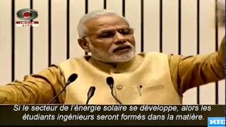 Watch French Subtitles: Prime Minister's speech at the launch of â€˜Make in Indiaâ€™ initiative Video