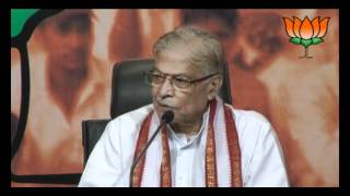 Watch BJP Press: Prime Ministers's review of Pranab economic policies: Sh. Murli Manohar Joshi: 29.06.2012 Video