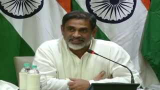 Watch Media Briefing on President's forthcoming visit to Bhutan (November 6, 2014) Video