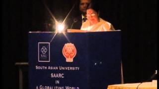 Watch EAM's address on 'SAARC in a Globalizing World' organized by South Asian Univeristy at IIC Video