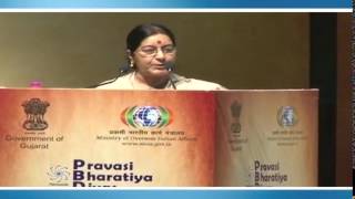 Watch Welcome Address by EAM & MOIA at the Inaugural Session of PBD 2015 Video