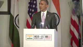Watch US President Barack Obama addresses India-US Business Summit Video