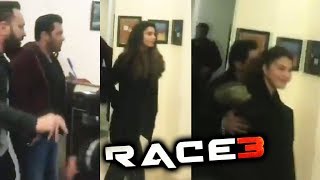 Watch Salman Khan With Jacqueline And Daisy Shah At Dragon Hotel Ladakh | RACE 3 Video