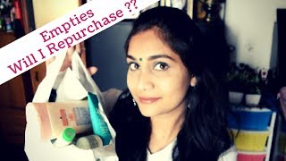 Watch Product Empties 2018 | Products I have used up!! | Will I Repurchase?? #empties2018 | Nidhi Katiyar Video