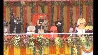 Watch PM Modi & Shri Amit Shah at Swearing-in Ceremony of the new Govt of Uttar Pradesh : 19.03.2017 Video