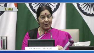 Watch Flag off by External Affairs Minister of the first batch of  Kailash Mansarovar Yatris through Nathu Video