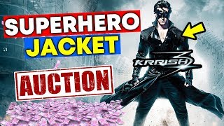 Watch KRRISH JACKET AUCTIONED FOR CHARITY | Hrithik Roshan's Superhero Jacket Video