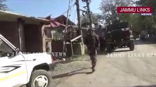 Watch Around three terrorists trapped in ongoing Shopian encounter Video