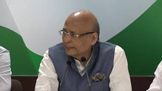 Watch AICC Press Briefing By Abhishek Manu Singhvi on PM Modi's Speech in Karnataka Video