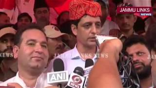 Watch Sunil Sharma, Shakti Parihar addresses a huge gathering of people at Doda Video