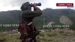 Watch Gunshots heard during search operation in Baramulla Video